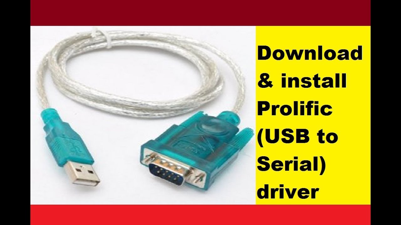 prolific usb to serial cable